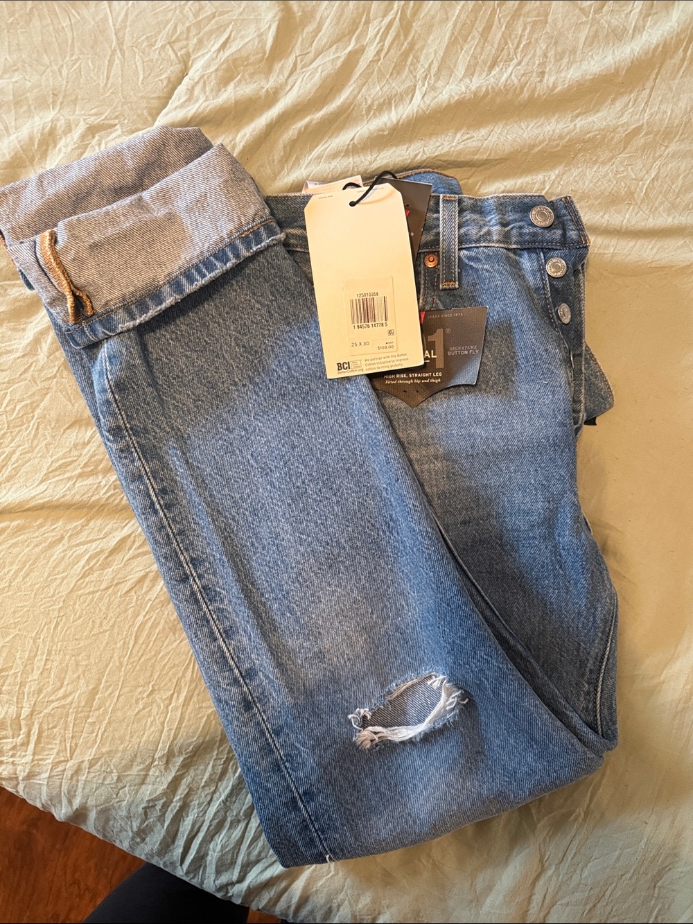 Levi's Light Blue Straight-Leg Women's Jeans
